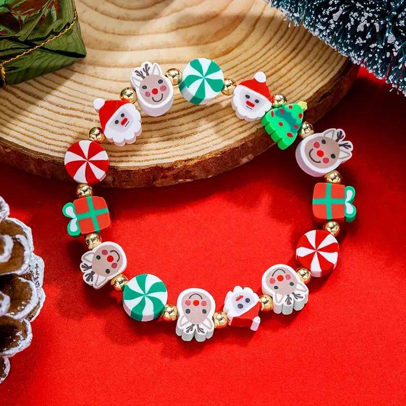 Ceramic Link Bracelet - Europa i Ameryka Świąteczna miękka ceramiczna