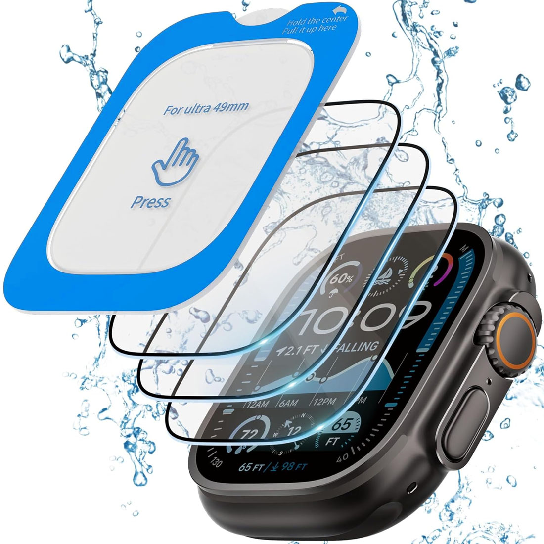 Watch Face Protector - Szybka instalacja folii ze szkła hartowanego