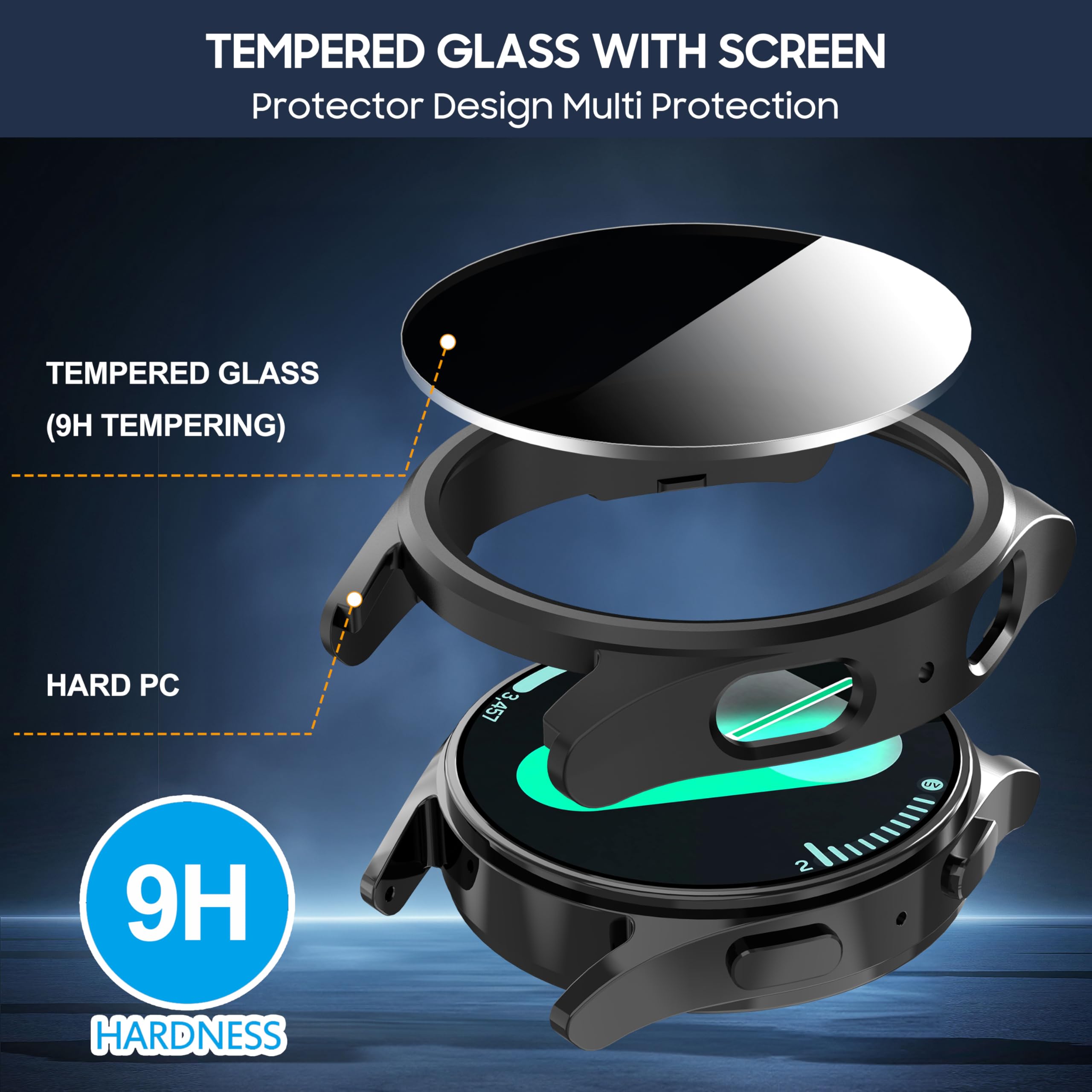 Szkło hartowane + etui fabrycz – Samsung Smartwatch Accessories recenzja i cena