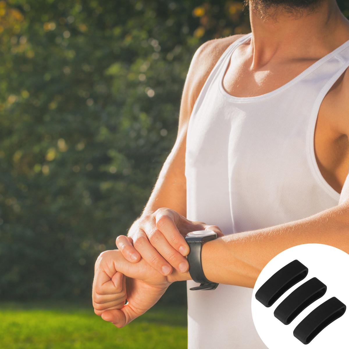 3 sztuki – silikonowe pętelki  – Silicone Band Replacement recenzja i cena