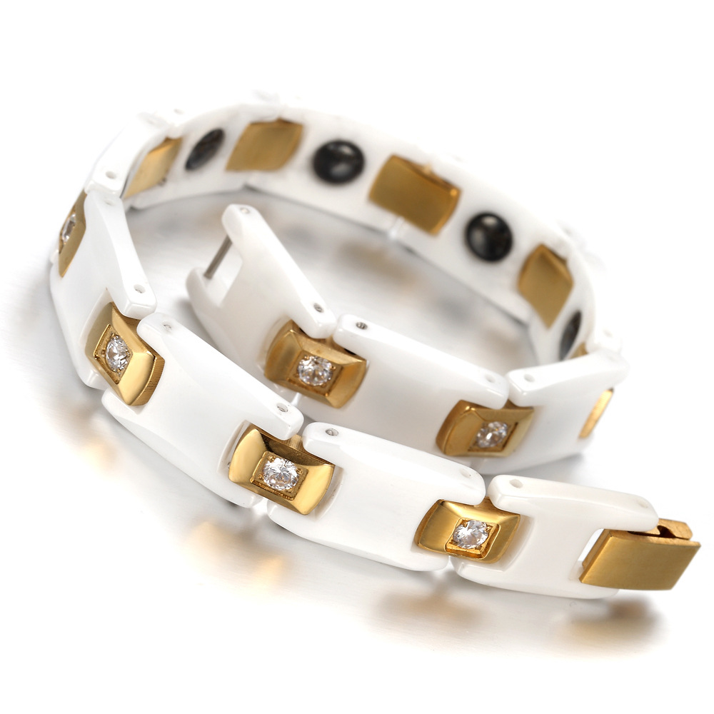 Bransoletki na damski łańcusze – Ceramic Link Bracelet recenzja i cena
