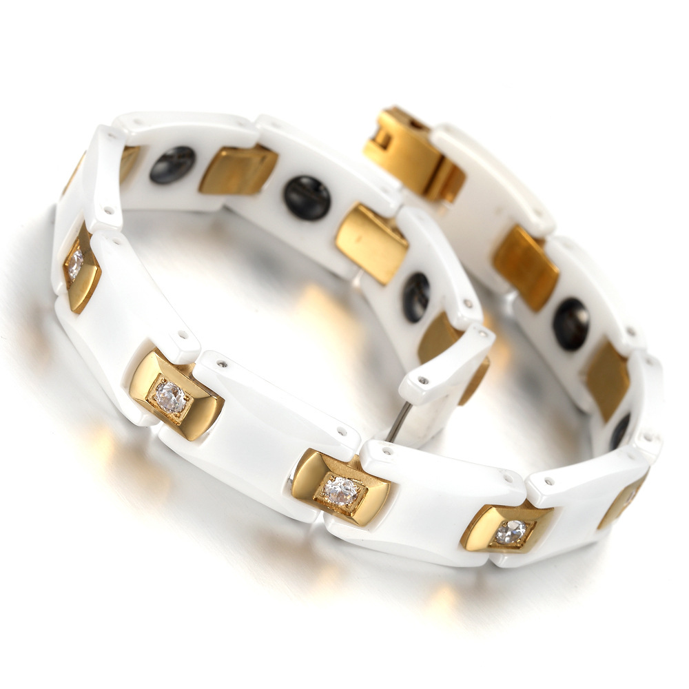 Bransoletki na damski łańcusze – Ceramic Link Bracelet recenzja i cena