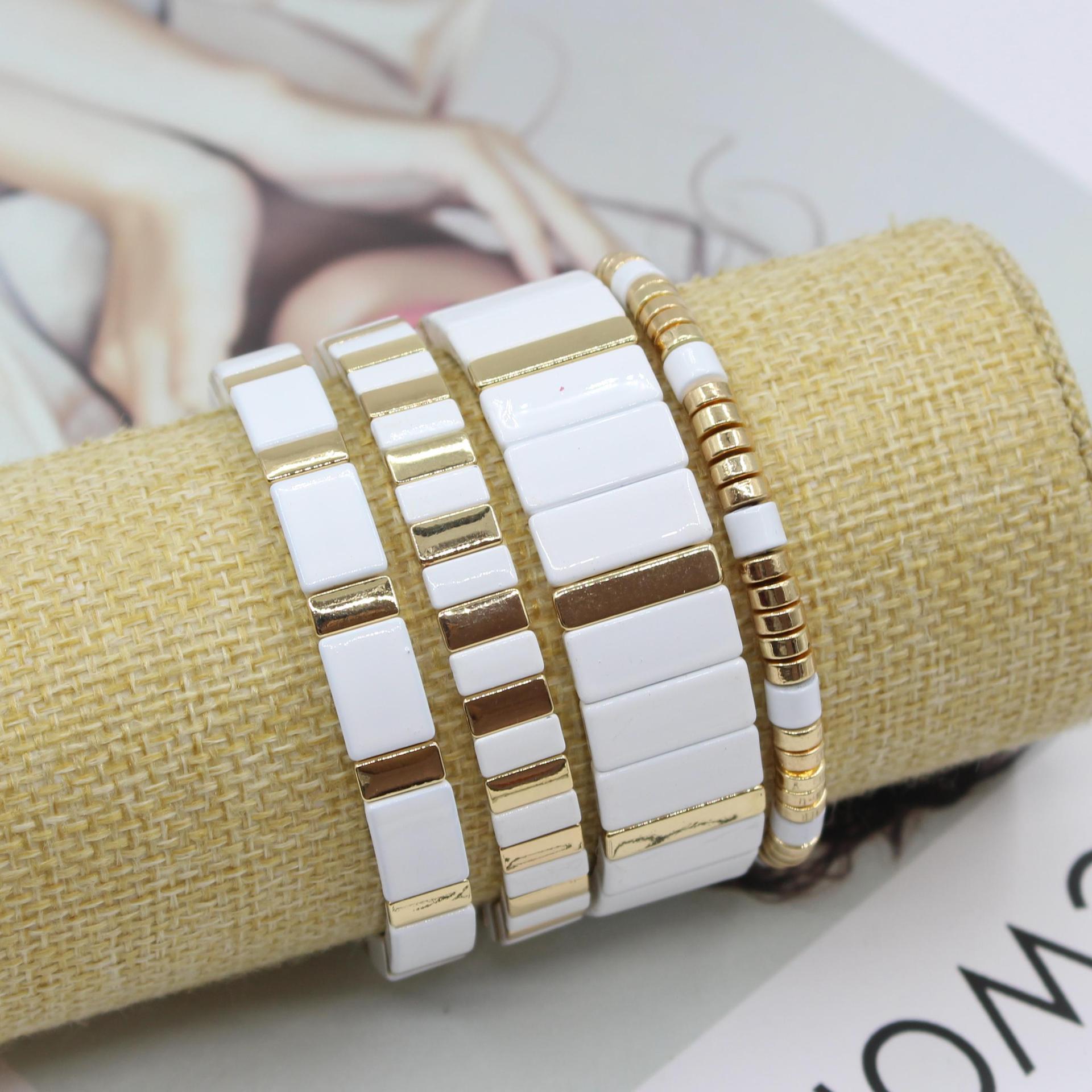 Czeski emalia biały chłodne po – Ceramic Link Bracelet recenzja i cena
