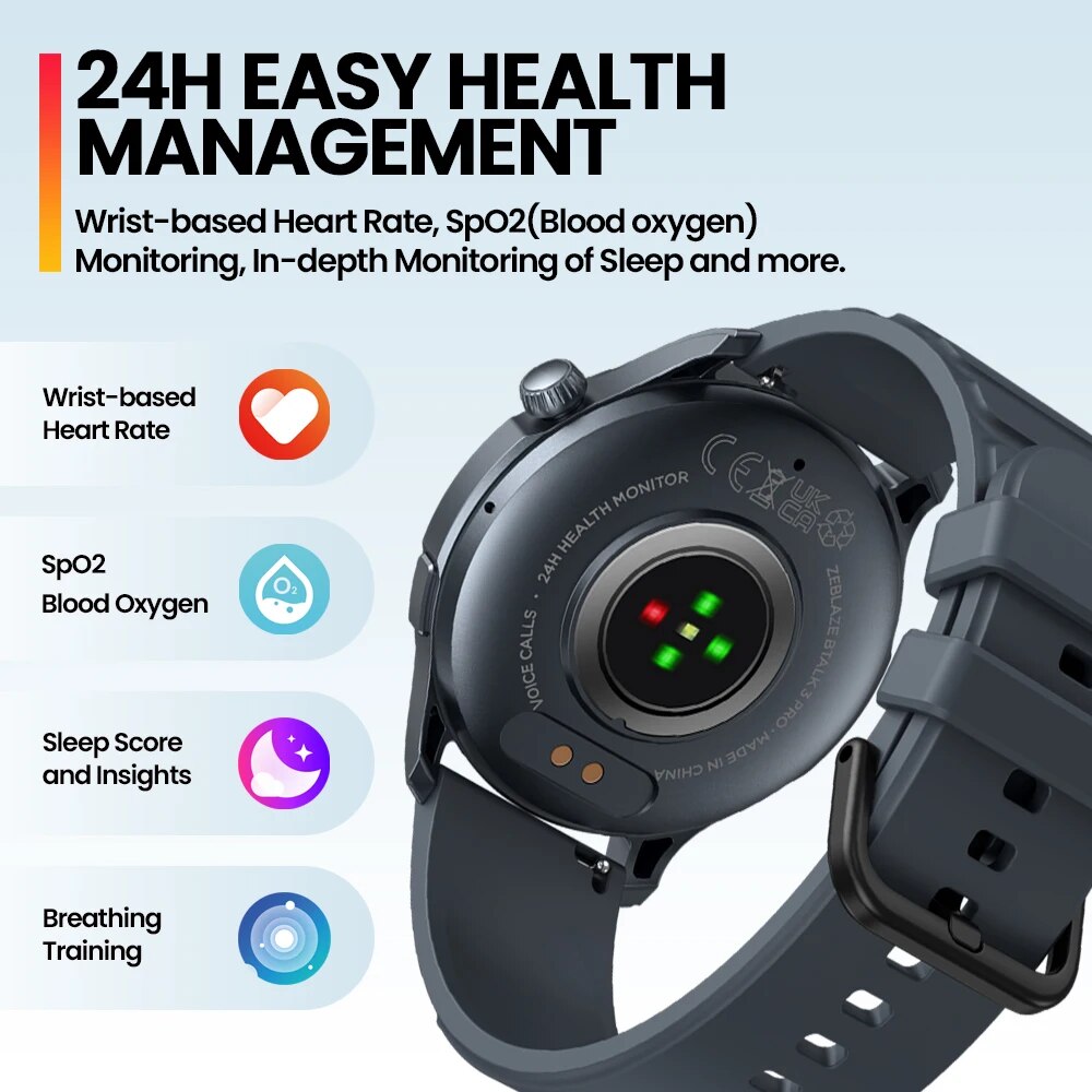 Nowy Zeblaze Btalk 3 PRO 1,43- – Smartwatch X2 recenzja i cena