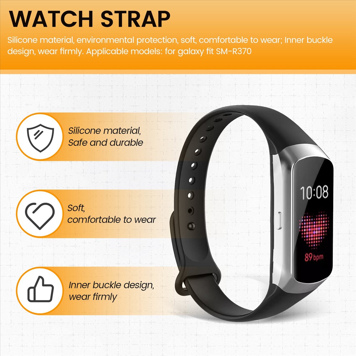 Pasek do zegarka A49T Sportowy – Silicone Band Replacement recenzja i cena
